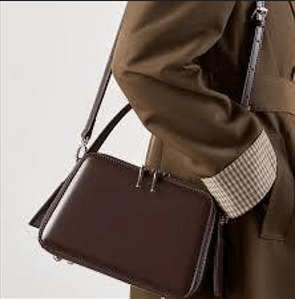 Women's Genuine Leather Mini Box Handbag, Small Designer Top-Handle Purse with Adjustable Crossbody Shoulder Strap