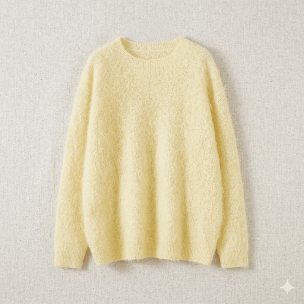 2026 Autumn New: 96.5% Sheep Wool 3.5% Cashmere Knitted Sweater, Luxury Soft Round Neck Slim Fit Pullover, Thickened Warm Base Layer Knitwear for Women