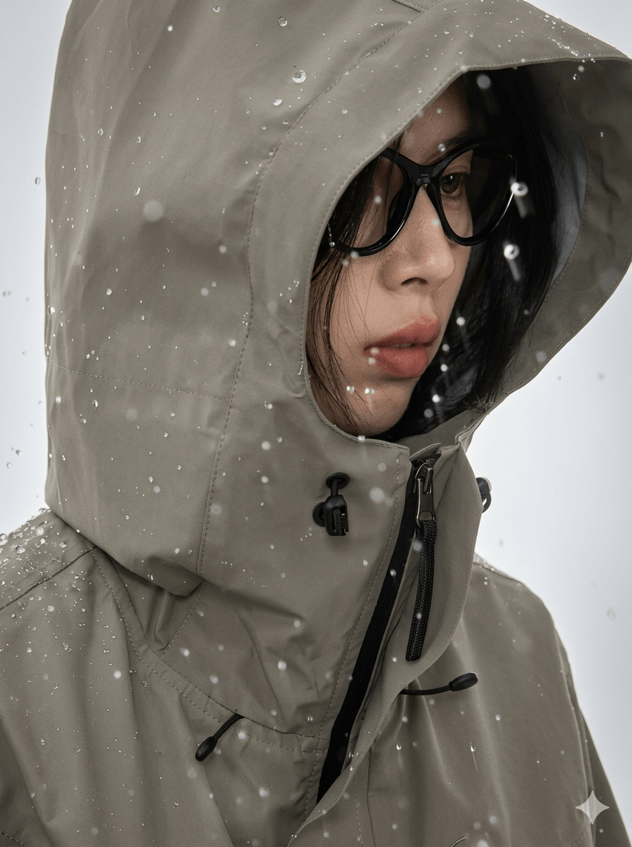 Women's Hooded Short Jacket 2026 - Loose Casual Windproof Windbreaker Coat - Lightweight Outdoor Sports Overcoat - Autumn Winter Ladies Outerwear