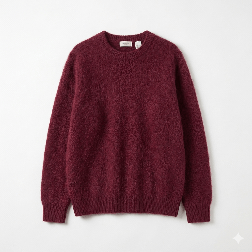 2026 Autumn New: 96.5% Sheep Wool 3.5% Cashmere Knitted Sweater, Luxury Soft Round Neck Slim Fit Pullover, Thickened Warm Base Layer Knitwear for Women