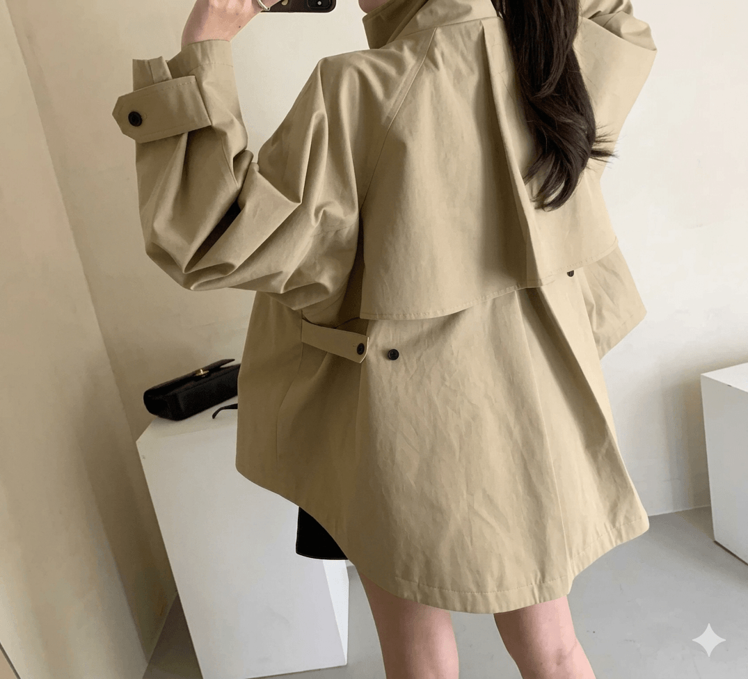 Women's Hooded Short Jacket 2026  Loose Casual Windproof Windbreaker Coat  Lightweight Outdoor Sports Overcoat  Autumn Winter Ladies Outerwear