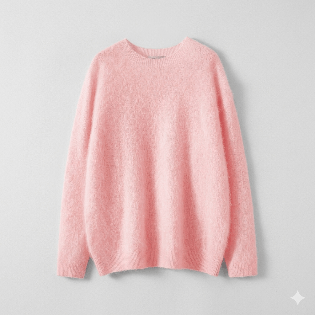 2026 Autumn New: 96.5% Sheep Wool 3.5% Cashmere Knitted Sweater, Luxury Soft Round Neck Slim Fit Pullover, Thickened Warm Base Layer Knitwear for Women