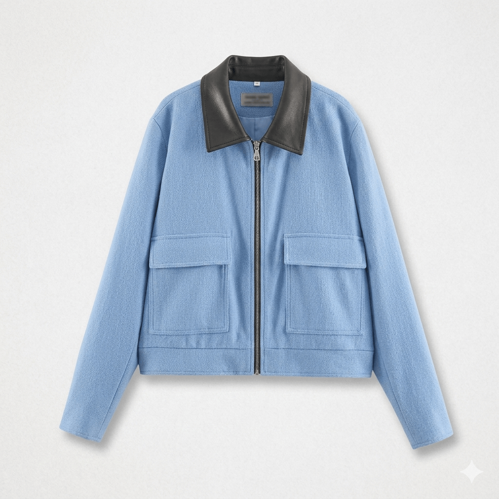 Women's Loose Fit Pink Spring Jacket – Casual Zipper Front Sweatshirt Style Outerwear 2026 New Arrival Streetwear